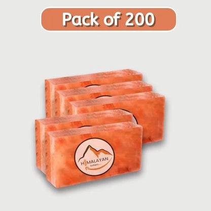 Pure Himalayan salt bricks for sale 8"x4"x2” pack of 200