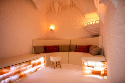 Salt Cave by using Pure Himalayan Salt Blocks for Salt Therapy