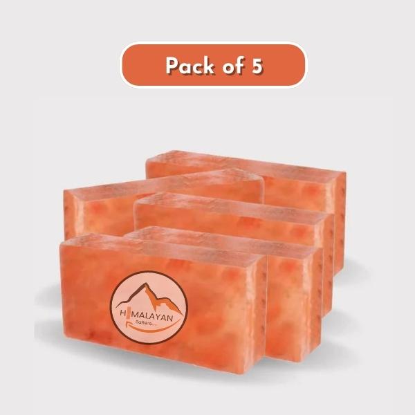 Pure Himalayan salt bricks for walls pack of 5